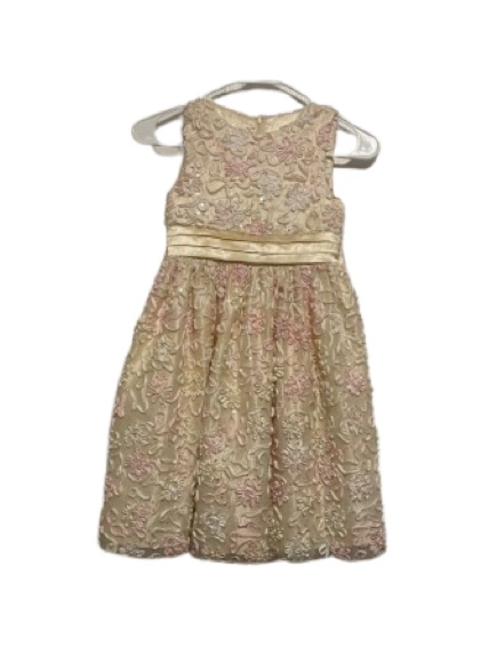 American Princess Sleeveless Floral Dress Size 7 Girls
